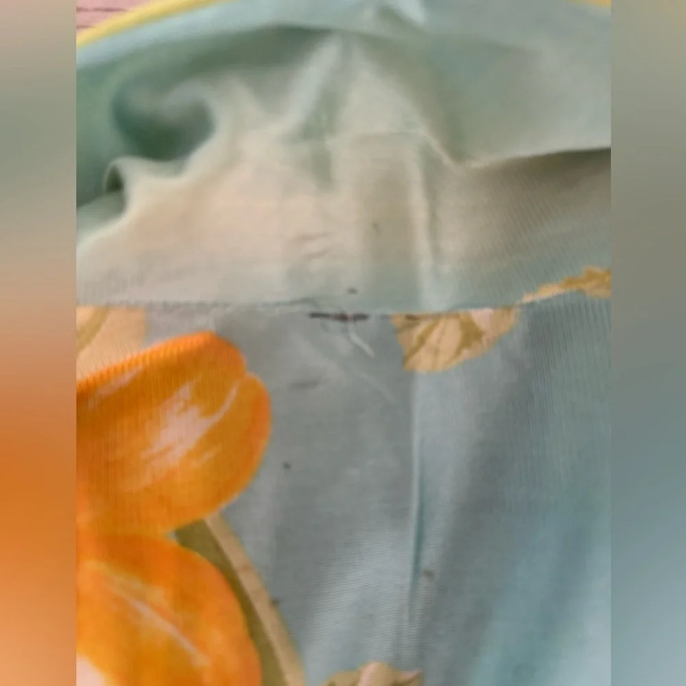 VINTAGE floral button down/pantsuit 60-70’s size small (see measurements) - Picture 13 of 15